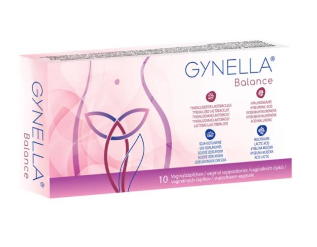 Gynella balance supozitoare vaginale 10 bucati Heaton
