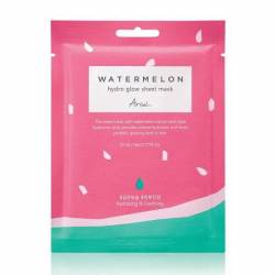 Masca servetel de fata cu pepene rosu, Watermelon Hydra Glow, 23ml - Ariul