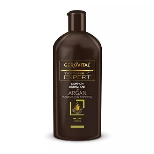Sampon hidratant cu argan – Gerovital Tratament Expert, 250 ml