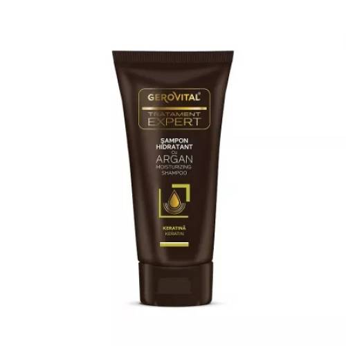 Sampon hidratant cu argan – Gerovital Tratament Expert, 40 ml