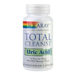 Total Cleanse Uric Acid Solaray, 60 capsule vegetale, Secom