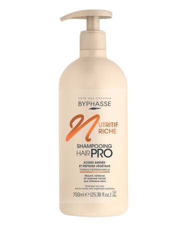 Sampon pentru par uscat HairPro Nutitiv Riche, 750ml, Byphasse