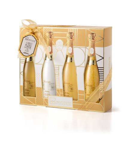 Set de baie Scented Gold Set Champagne, 4 piese, IDC Institute