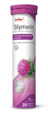 Dr. Max Silymarin, 20 comprimate efervescente