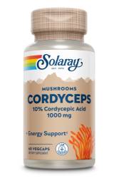 Cordyceps Solaray, 60 capsule vegetale, Secom