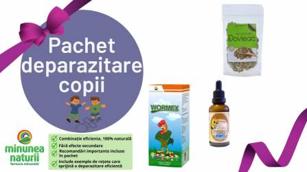 Schema de tratament deparazitar V - pentru copii