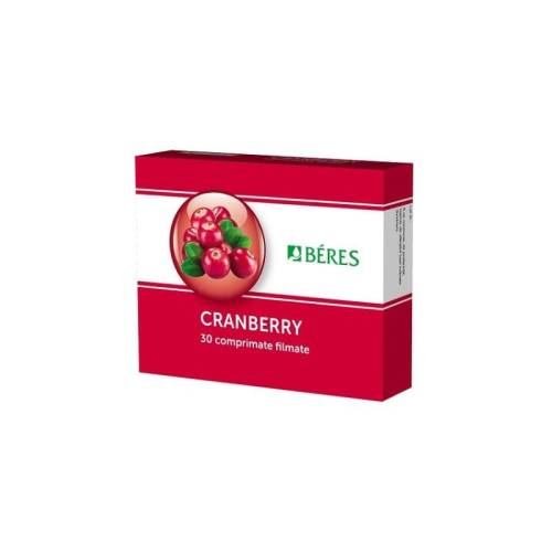 Cranberry 700 mg, 30 comprimate filmate, Beres Pharmaceuticals