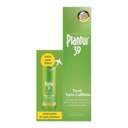 Pachet Tonic anti-caderea parului 39 Phyto-Caffeine, 200ml + Tonic anti-caderea parului 39 Phyto-Caffeine, 50ml , Plantur