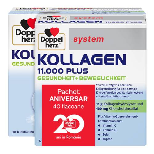 Kollagen 11.000 Plus, 30+10 flacoane, Doppelherz