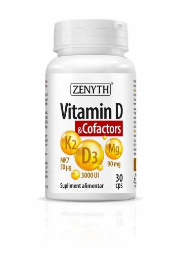 Vitamina D si Cofactors, 30cps - Zenyth