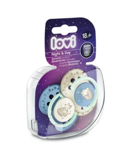 Lovi 22/916 suzeta silicon dynamic naight&day baiat 18 luni +