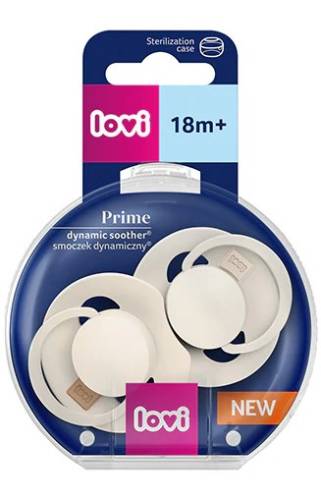 Lovi 34/403 suzeta silicon dynamic prime coconut ivory 18 luni +