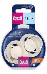 Lovi 34/403 suzeta silicon dynamic prime coconut ivory 18 luni +