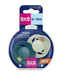 Lovi 34/414 suzeta silicon dynamic prime pistachio green 6-18 luni