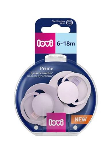 Lovi 34/422 suzeta silicon dynamic prime liliac violet 6-18 luni