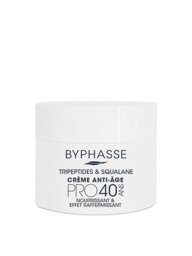 Crema anti-imbatranire cu Tripeptide & Squalan Pro40, 60ml, Byphasse