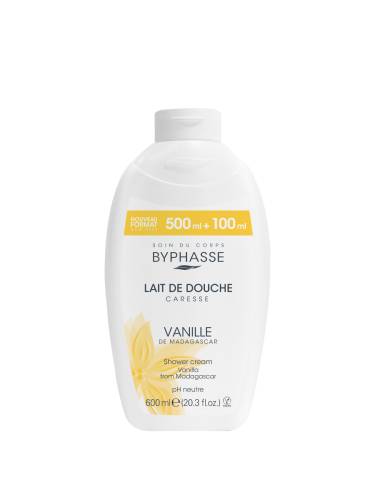 Crema de dus cu vanilie Caresse, 600ml, Byphasse