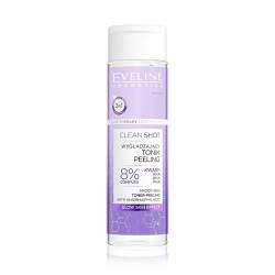 Clean shot toner netezitor cu efect de peeling, 200ml, Eveline Cosmetics