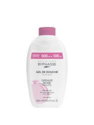 Gel de dus cu rodie roz Plaisir, 600ml, Byphasse