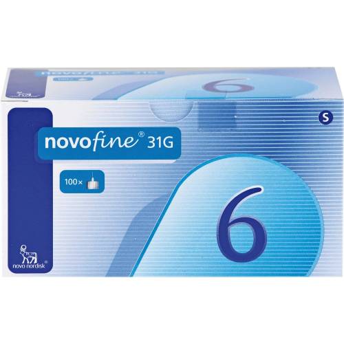 Novofine Nadeln 0,25x6 mm 100 St