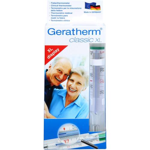 Geratherm classic Xl o.Quecksilber Fieberth.m.Lupe 1 St