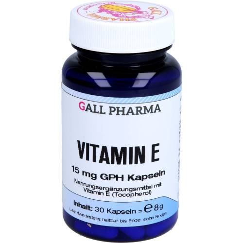 Vitamin E 15 mg Gph Kapseln 30 St