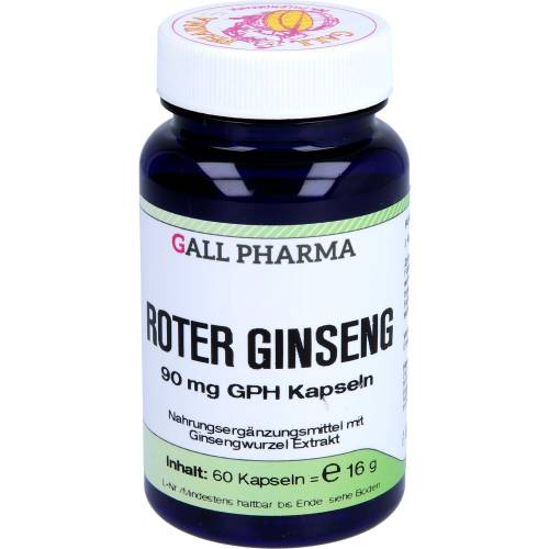Roter Ginseng 90 mg Gph Kapseln 60 St