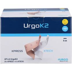 Urgok2 Kompr.Syst.8cm Knöchelumf.18-25cm 6 St