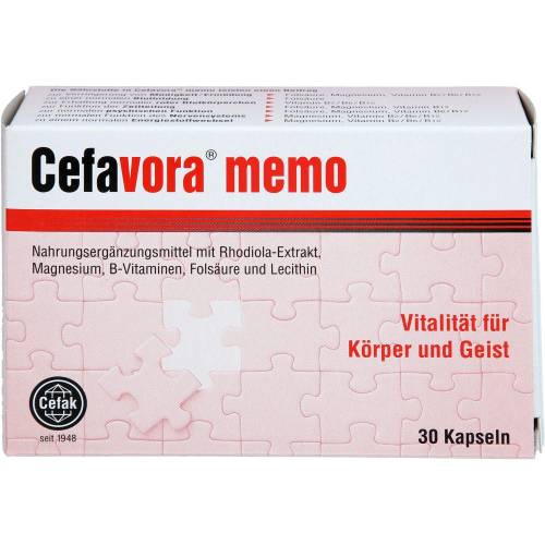 Cefavora memo Weichgelatinekapseln 30 St