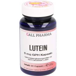 Lutein 6 mg Gph Kapseln 90 St