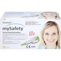 Diamet lite Sicherheitslanzetten 29 G 1,5 mm 50 St