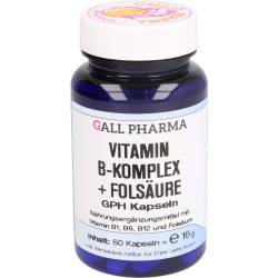 Vitamin B Komplex+Folsäure Kapseln 60 St