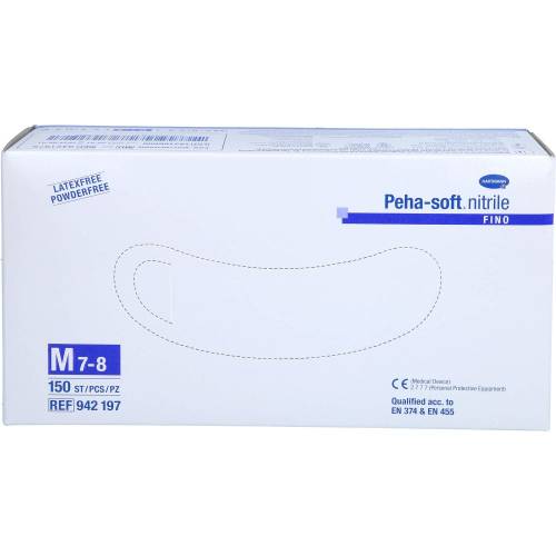 Peha-Soft nitrile fino Unt.Hands.unsteril pf M 150 St