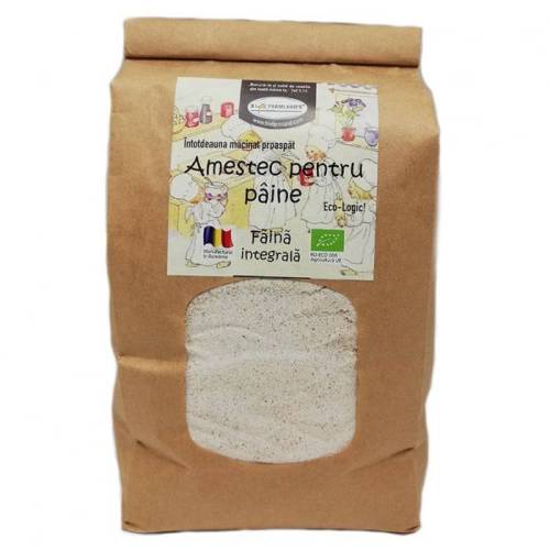 Faina integrala, Amestec pentru Paine, eco-bio, 1 kg, Biofarmland