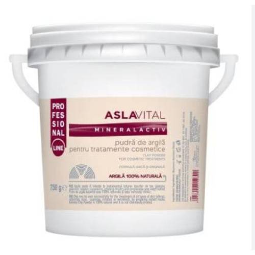 Pudra de argila pentru tratamente cosmetice - 750g, ASLAVITAL, Farmec