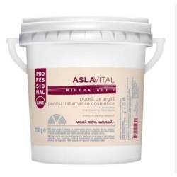 Pudra de argila pentru tratamente cosmetice - 750g, ASLAVITAL, Farmec