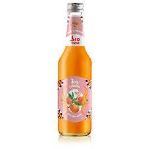 Ice tea cu ceai de piersici, fara zahar, 275 ml, eco-bio, Bio Plose