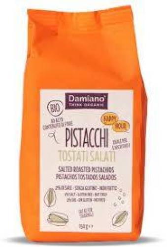 Fistic sarat si prajit in coaja, eco-bio, 150 g, Damiano