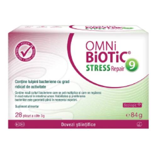 OMNI-BIOTIC STRESS REPAIR, 3 g x 28 plicuri, VEDRA - INSTITUT ALLERGOSAN