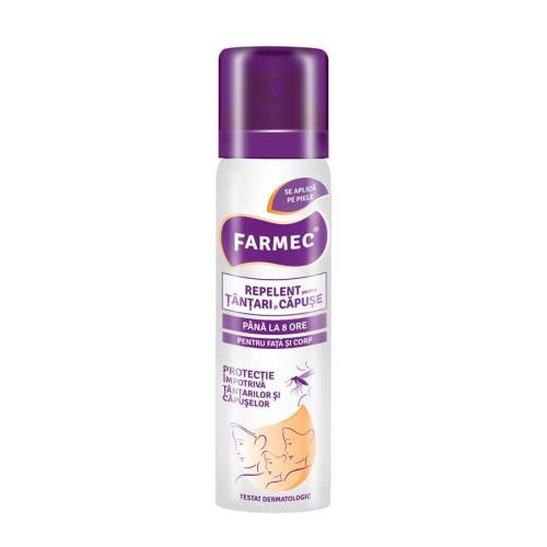 Repelent pentru tantari si capuse, 75ml, Farmec