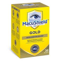 MacuShield Gold - vitamine si minerale pentru ochi, 90 capsule, Macu Vision