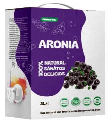 Aronia, suc pur 100 %, 3 litri, FROOTYA