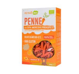 Penne din LINTE ROSIE si MORCOVI eco-bio 200g - Petras