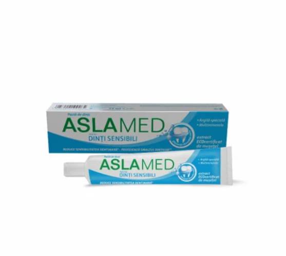 Pasta de dinti pentru dinti sensibili, 18ml - AslaMed