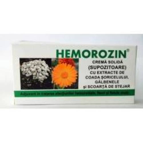 HEMOROZIN SUPOZITOARE 1,5g - 10buc (BLISTER) - Elzin PLant