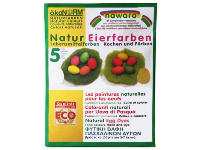 NAWARO VOPSEA DE OUA NATURALA ECOLOGICA -  5 culori