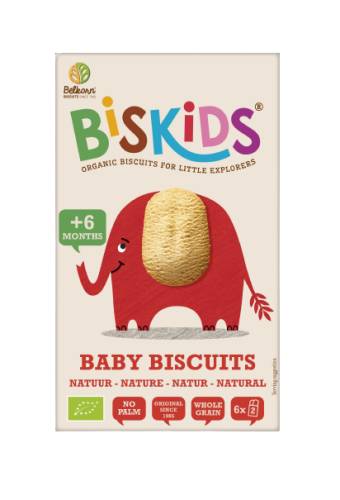 Biscuiti BISKIDS  (De la 6 luni) eco-bio, 120g Belkorn