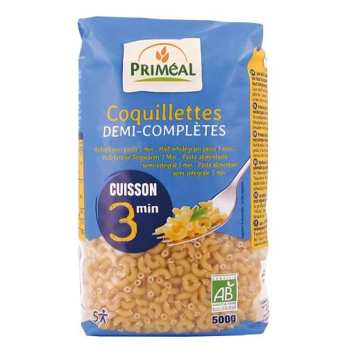 Melcisori semi-integrali cu gatire rapida, 500g, eco-bio - Primeal