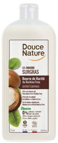 Gel de dus crema cu ulei de shea, fara sulfati, 1L - Douce Nature