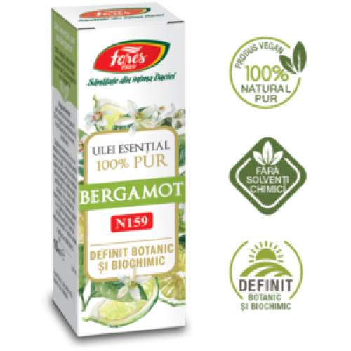 Bergamot, N 139, Ulei esential 100%, 10ml - Fares